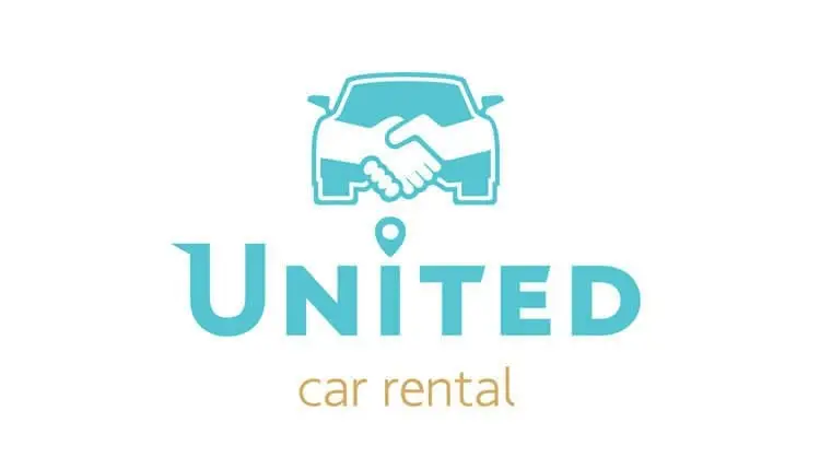 logotypo rent a car united karpathos sxediasmos grafistas