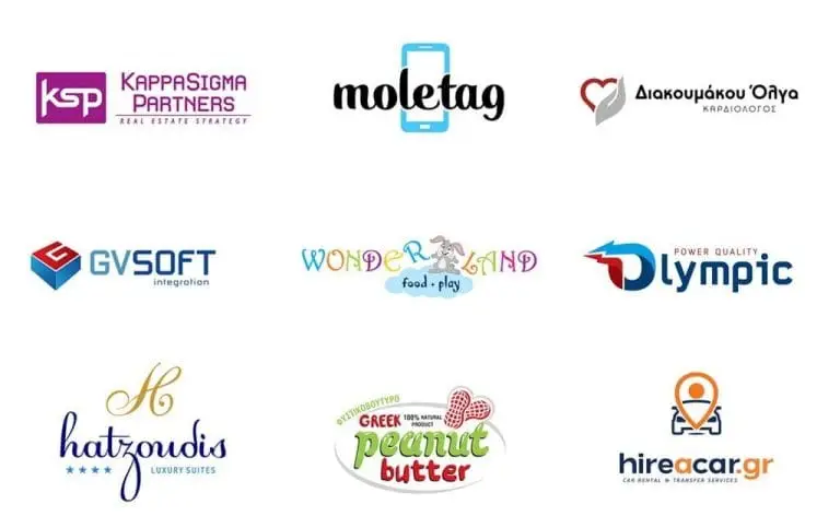 etoima logotyp vs epaggelmatika logotypa apo grafista smartgraphic